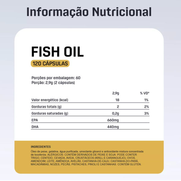 Fish Oil | Ômega-3 | 120 cápsulas - DUX - Imagem 2