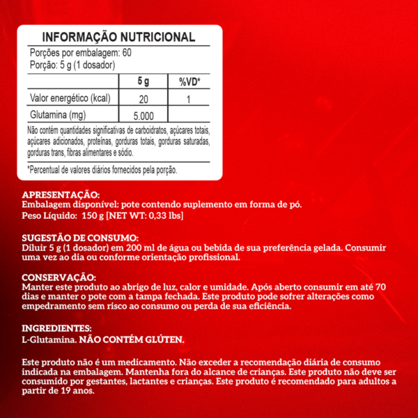 Glutamina | 150g - Integralmedica - Imagem 2