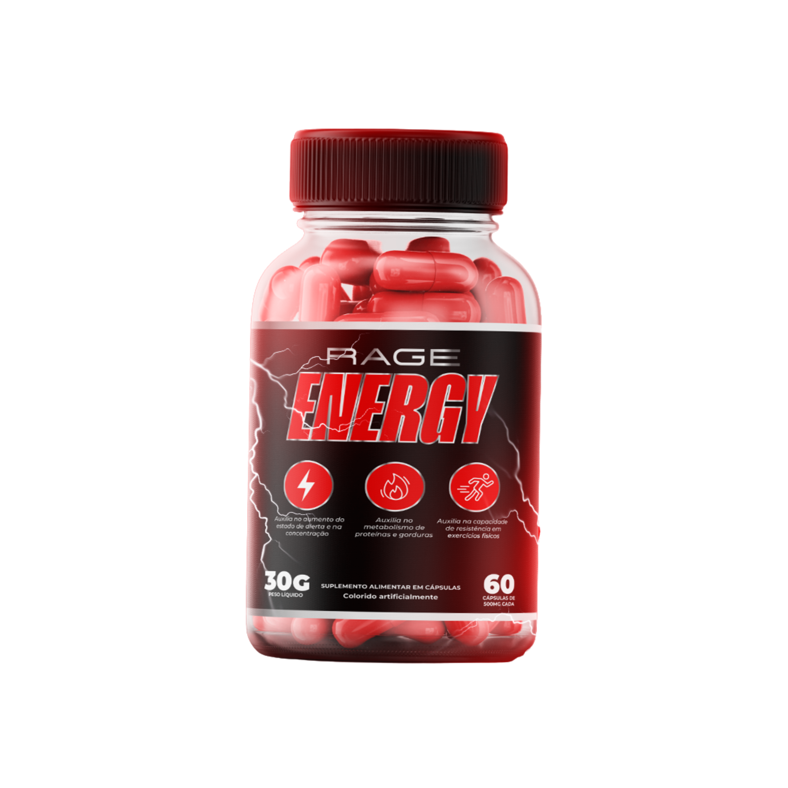 Rage Energy | 60 Cápsulas - Rage Labz