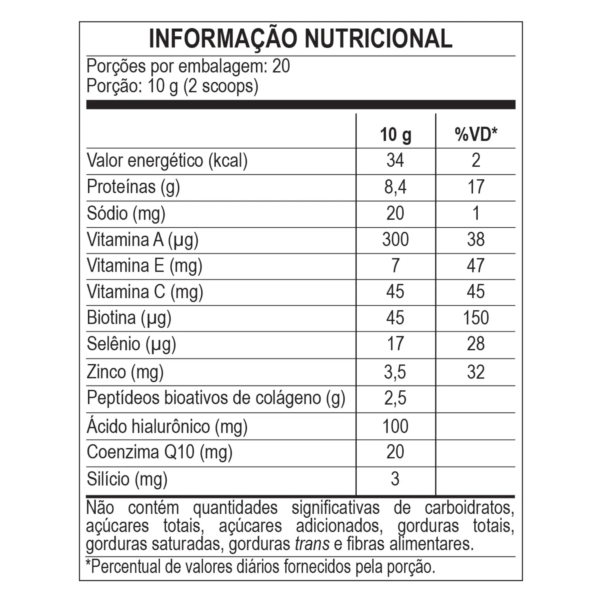 Colágeno | Hidrolisado | Verisol | 200g - BodyAction - Imagem 2