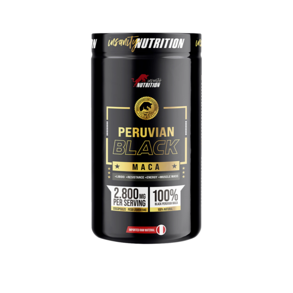 Maca Peruana | Negra | 120 Cápsulas - Insanity
