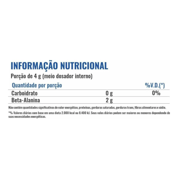 Beta-Alanina | 100% Pura | 120g - Profit - Imagem 3