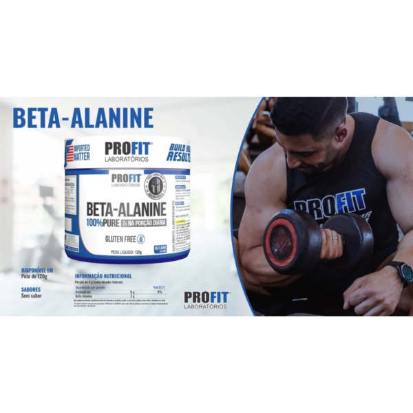 Beta-Alanina | 100% Pura | 120g - Profit - Imagem 2