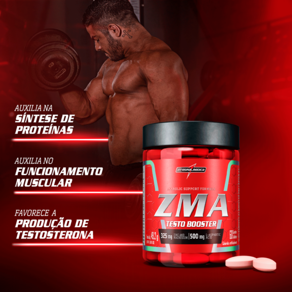 ZMA | Testo Booster | 60 Cápsulas - Integralmedica - Imagem 3