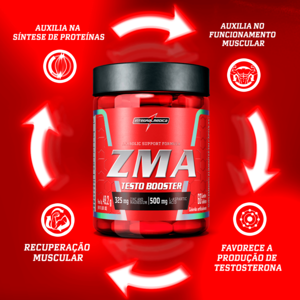 ZMA | Testo Booster | 60 Cápsulas - Integralmedica - Imagem 2