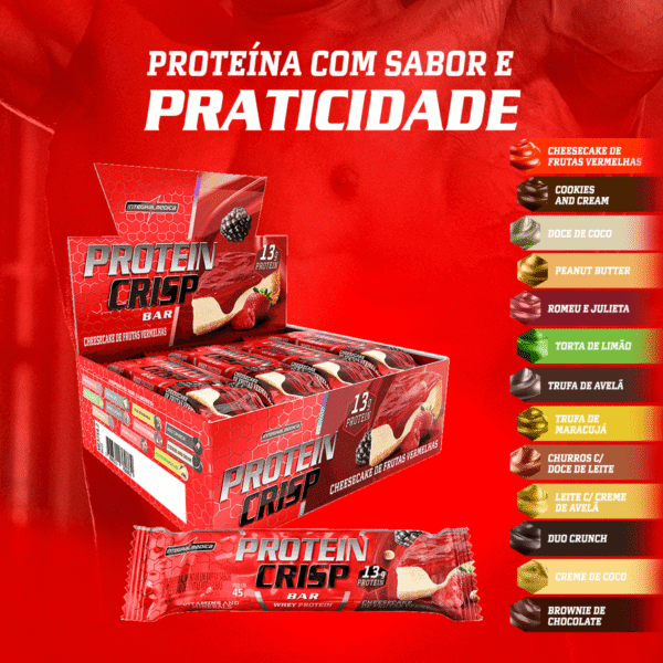 Protein Crisp Bar | 1un | 45g - Integralmedica - Imagem 3