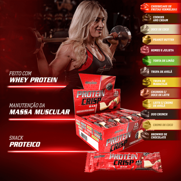 Protein Crisp Bar | 1un | 45g - Integralmedica - Imagem 2