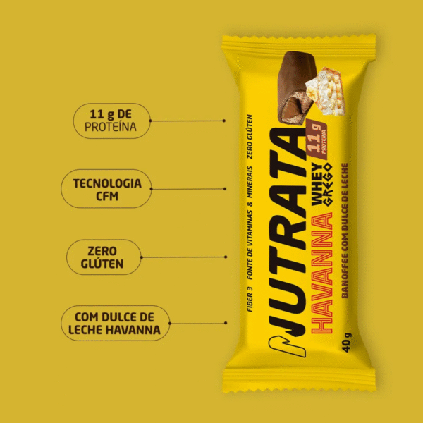 Barra de Proteina | Havana | 1un | 40g - Nutrata - Imagem 2