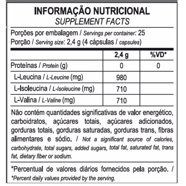 BCAA | 2400 | 60 Cápsulas - Max Titanium - Imagem 2