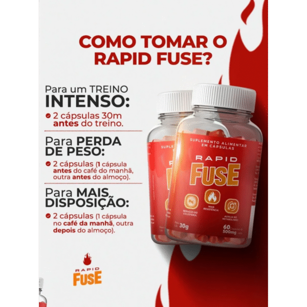 Rapid Fuse | 60 Cápsulas - Fuse Labs - Imagem 3