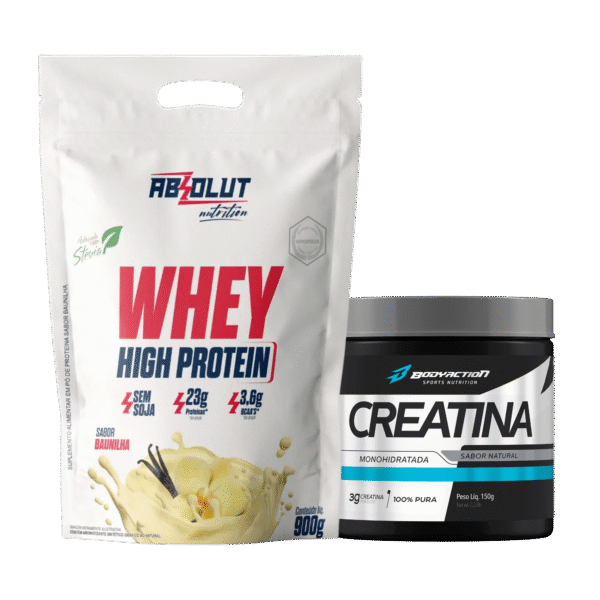 Whey High Protein + Creatina 100% Pura