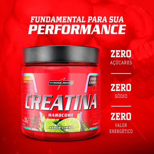 Creatina 100% Pura | Com Sabor | Monohidratada | 350g – Integralmedica - Imagem 2