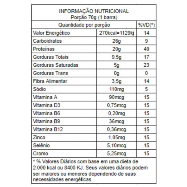 Proto Bar | Havana | 1un | 70g - Nutrata - Imagem 2
