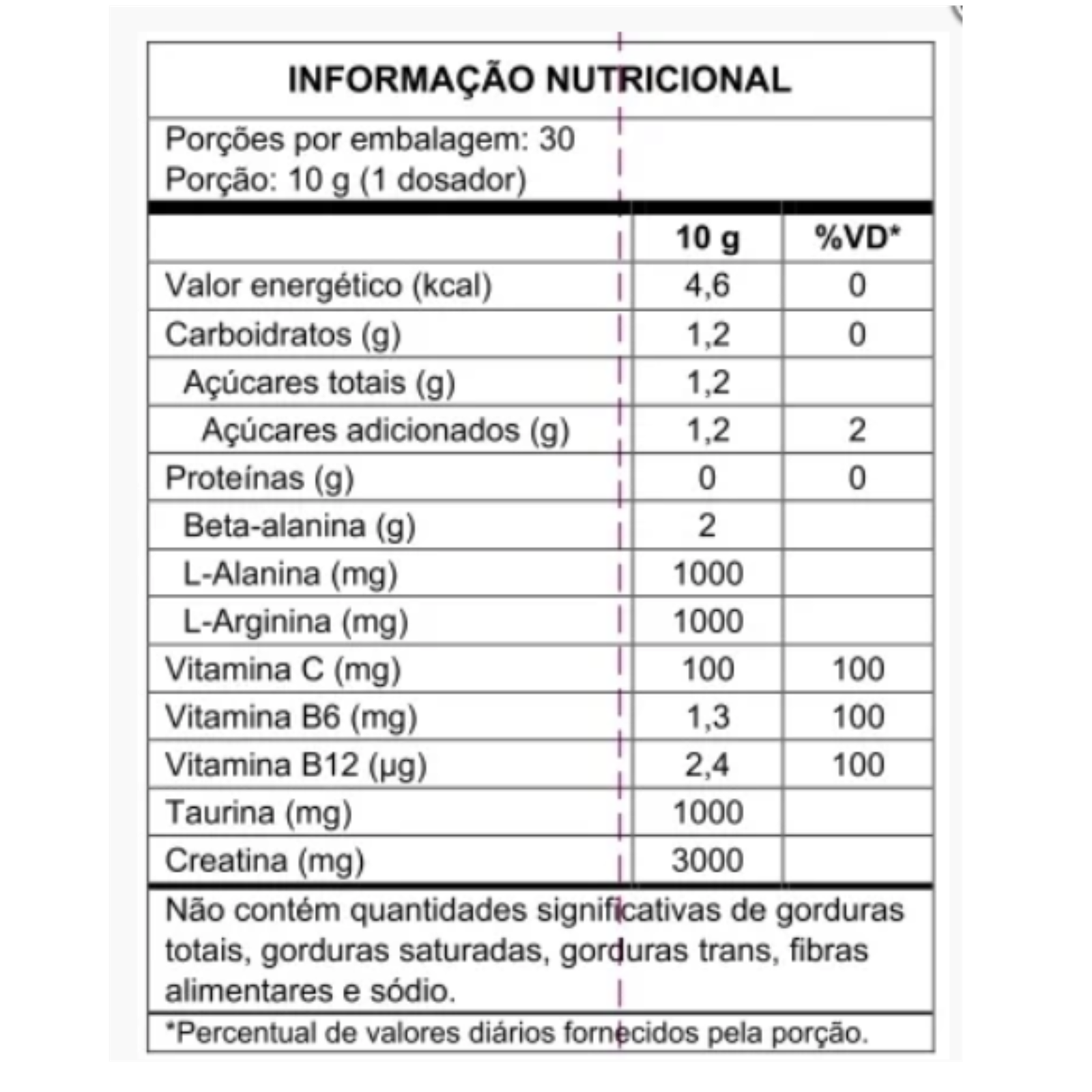 Beta Pump | Sem Cafeína | 300g - Muscle Definition - Imagem 2