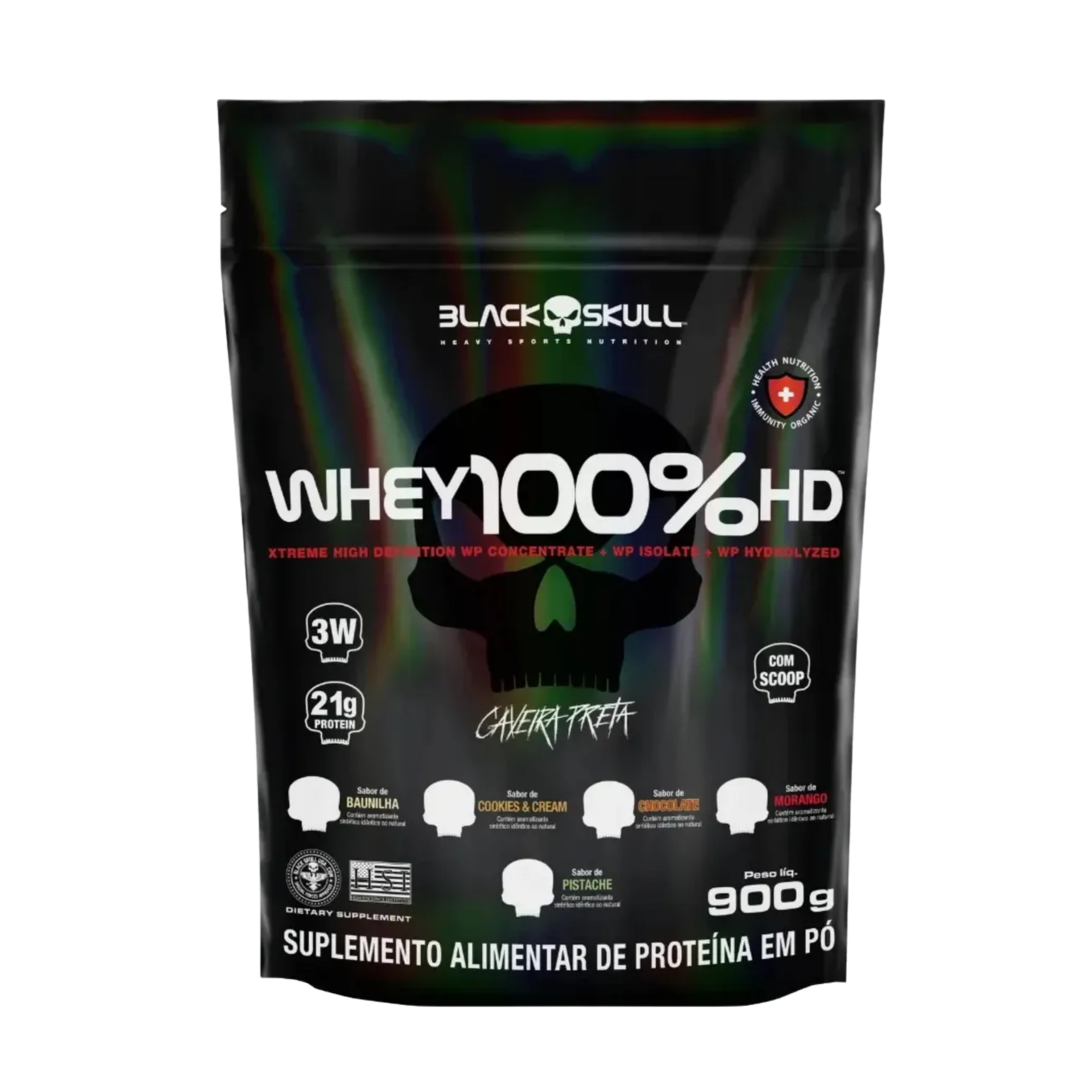 Whey 100% HD | 900g - Black Skull