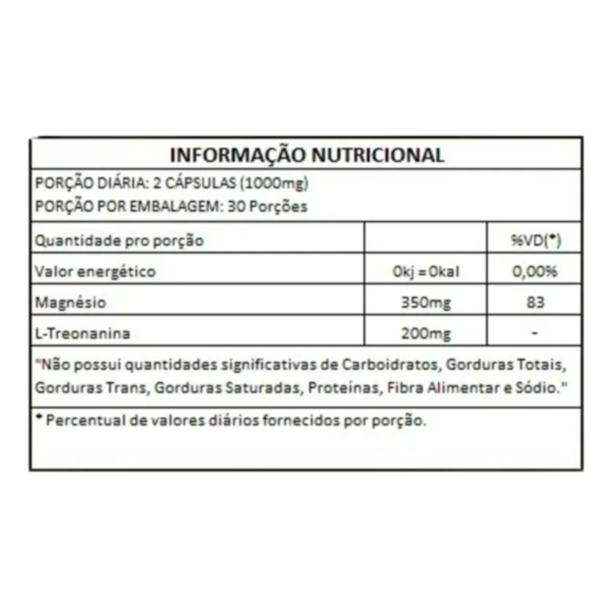 Magnésio L-Treonato | 60 Cápsulas - Nanogen - Imagem 2