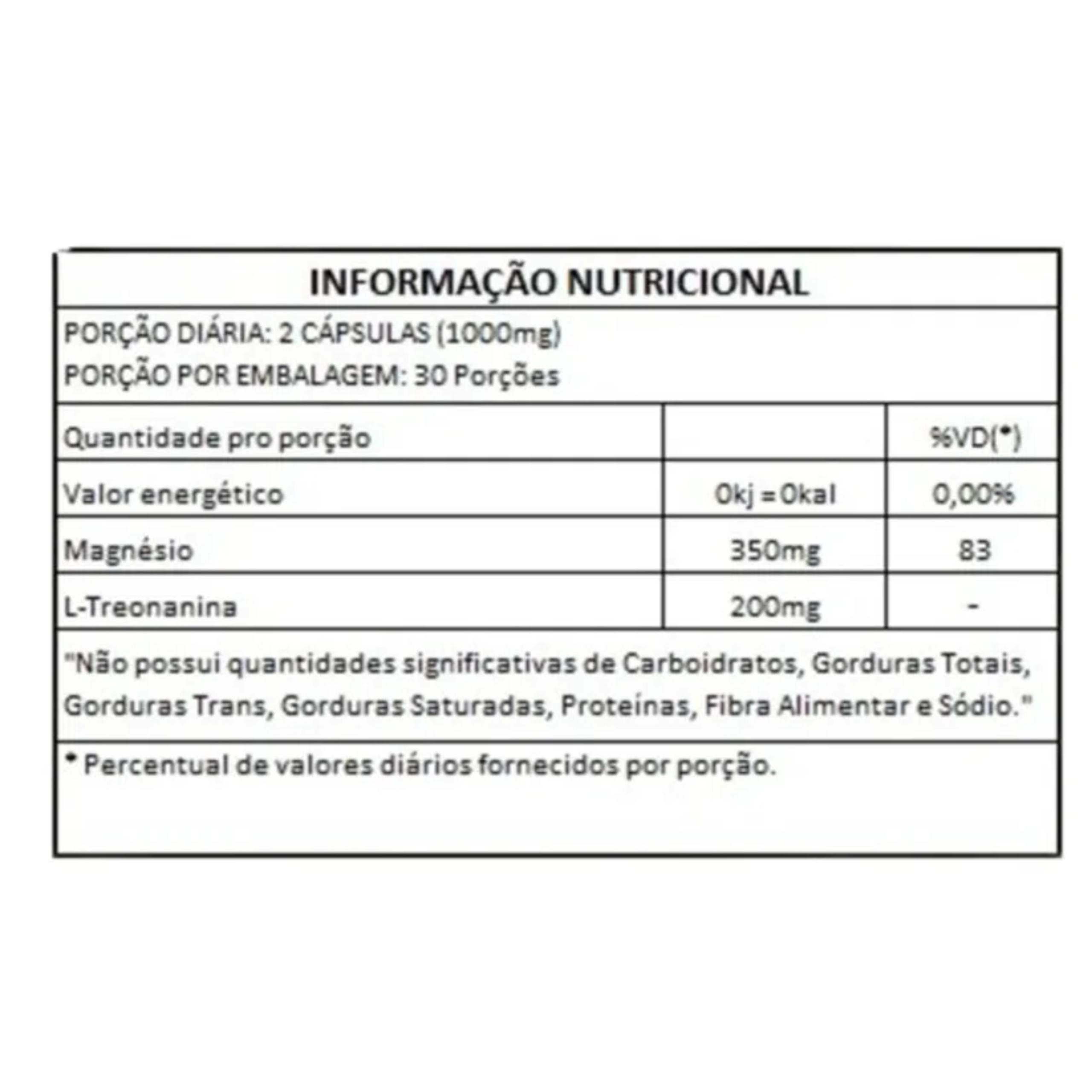 Magnésio L-Treonato | 60 Cápsulas - Nanogen - Imagem 2