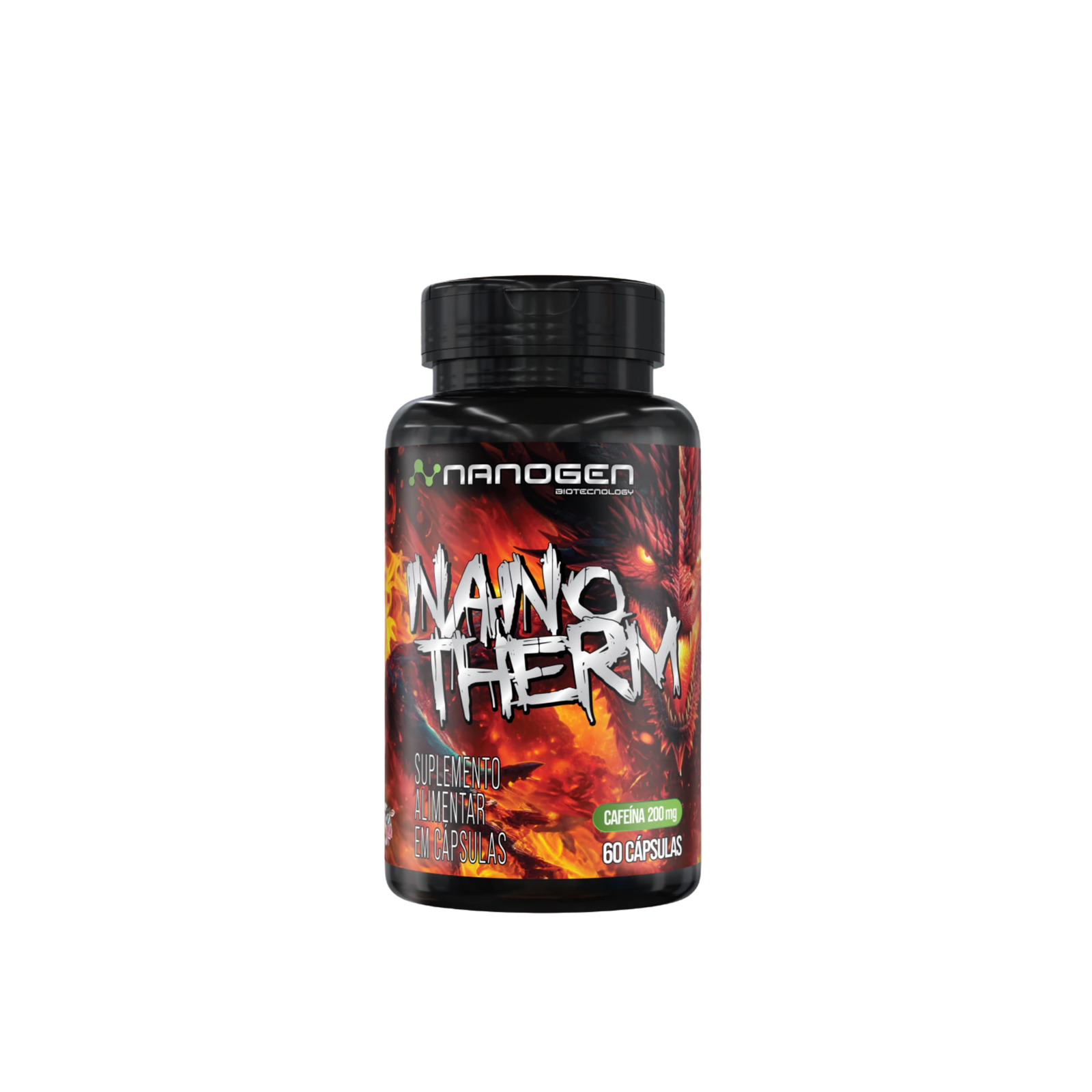 Nano Therm | Cafeína | 200mg | 60 Cápsulas - Nanogen