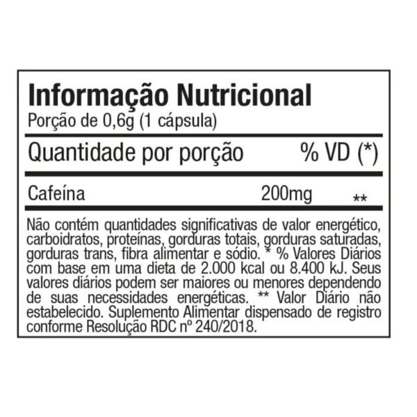 Nano Therm | Cafeína | 200mg | 60 Cápsulas - Nanogen - Imagem 2