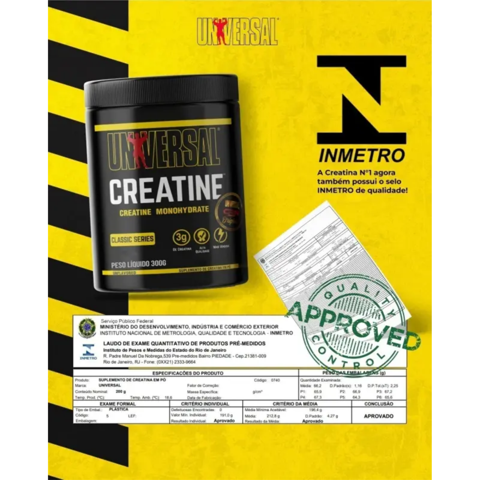 Creatina 100% Pura | Monohidratada | 300g - Universal - Imagem 2